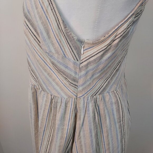 Andree By Unit Striped Halter Mini Dress - Picture 9 of 12